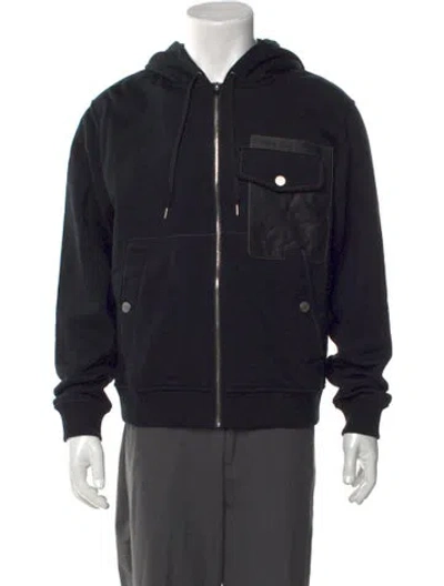 Pre-owned Hermes Crew Neck Long Sleeve Hoodie W/ Tags In Black