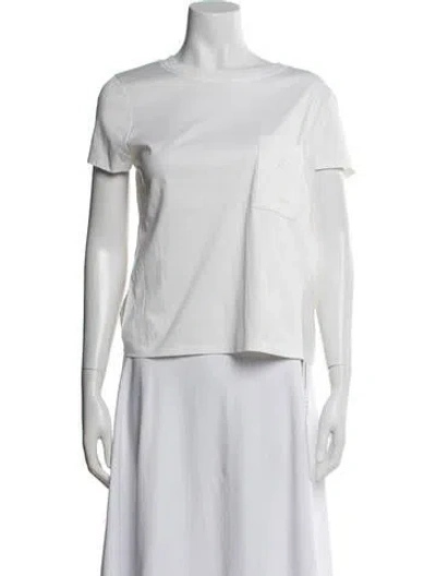 Pre-owned Hermes Crew Neck Short Sleeve T-shirt In Neutral