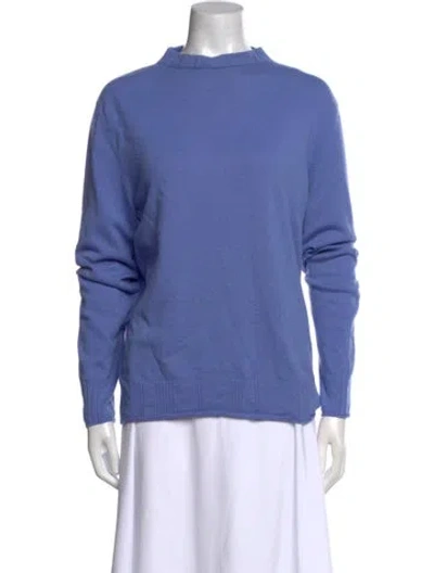 Pre-owned Hermes Crew Neck Sweater In Blue
