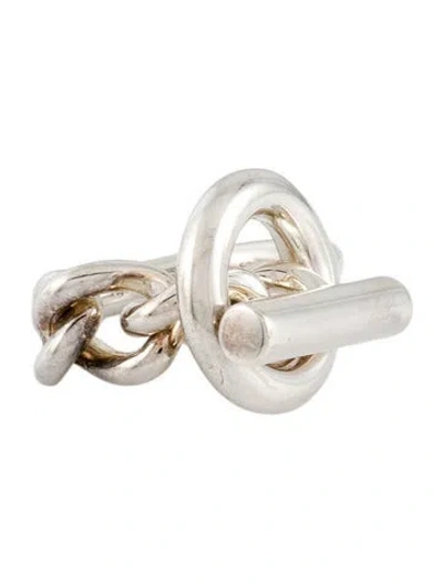 Pre-owned Hermes Croisette Ring, Large Model In Multi