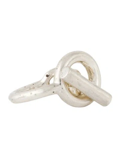 Pre-owned Hermes Croisette Ring, Large Model In Multi