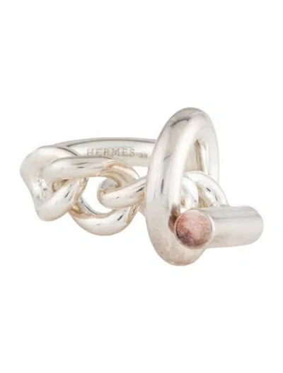 Pre-owned Hermes Croisette Ring In Multi