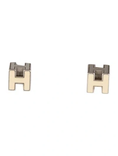 Pre-owned Hermes Cube Pop H Earrings In Multicolor