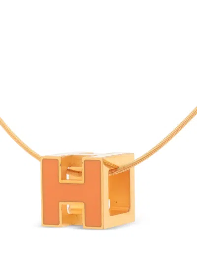 Pre-owned Hermes Cubic H Necklace