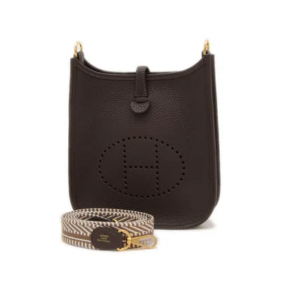 Pre-owned Hermes Dark Brown Shoulder Bag ()