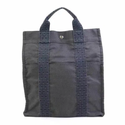 Pre-owned Hermes Dark Gray Canvas Backpack ()