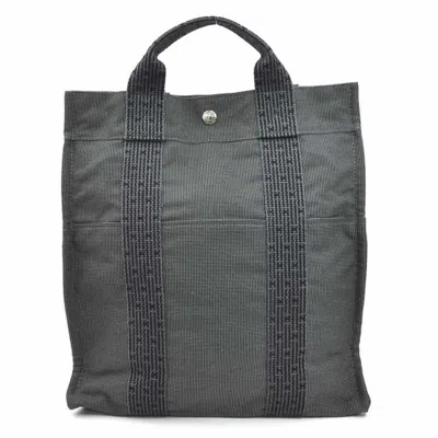 Pre-owned Hermes Dark Gray Canvas Backpack ()