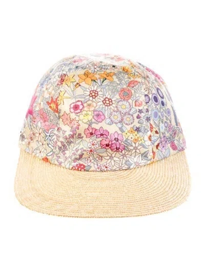 Pre-owned Hermes Davis Bloom Cap W/tags In Neutral