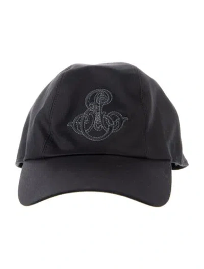 Pre-owned Hermes Davis Emile Cap In Black
