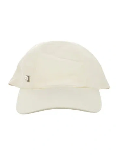 Pre-owned Hermes Davis Pois Medor Cap In Neutral