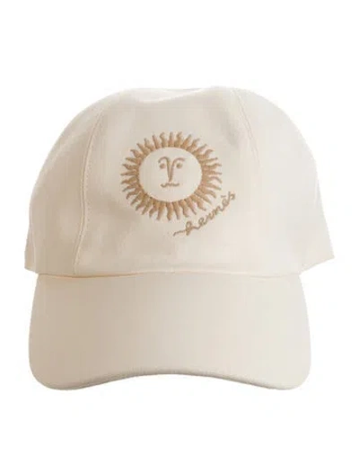 Pre-owned Hermes Davis Sunshine Hat In Neutrals