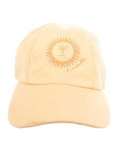 Pre-owned Hermes Davis Sunshine Hat In Yellow