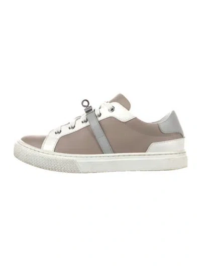 Pre-owned Hermes Day Athletic Sneakers In Neutral