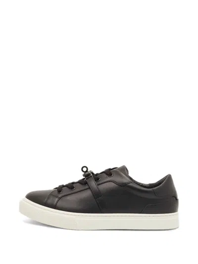 Pre-owned Hermes Day Kelly Buckle Low Top Sneakers In Black