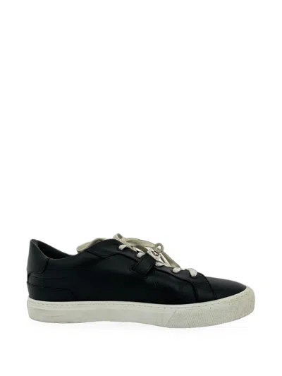 Pre-owned Hermes Day Kelly Buckle Sneakers In Black