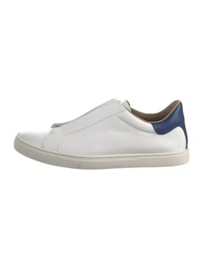 Pre-owned Hermes Day Sneakers In White