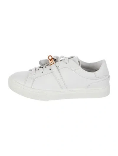 Pre-owned Hermes Day Sneakers In White
