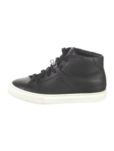 Pre-owned Hermes Daydream Sneakers In Black