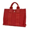 HERMES DEAUVILLE CANVAS TOTE BAG (PRE-OWNED)