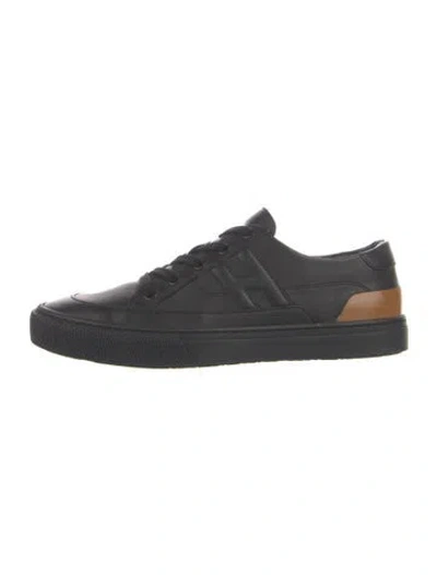 Pre-owned Hermes Deep Sneakers In Black