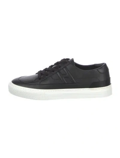 Pre-owned Hermes Deep Sneakers In Black