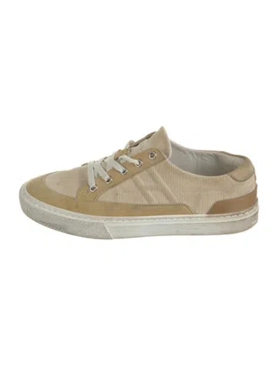 Pre-owned Hermes Deep Sneakers In Neutral