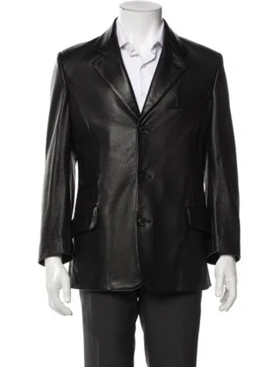 Pre-owned Hermes Deer Jacket In Black
