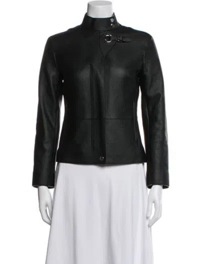 Pre-owned Hermes Deer Jacket In Black