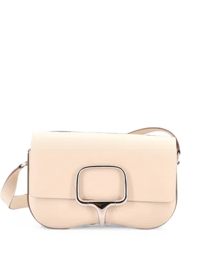 Pre-owned Hermes Della Cavalleria Elan Shoulder Bag Epsom Crossbody Bag In Neutrals