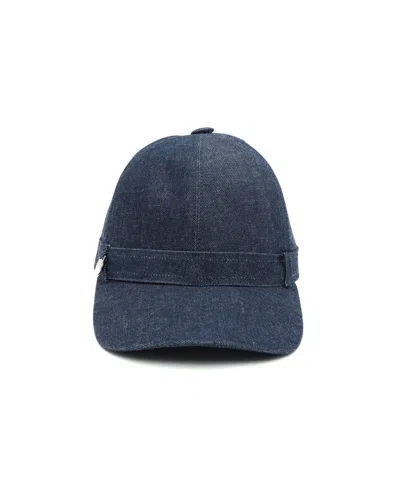 Pre-owned Hermes Hermès Denim Cap In Blue