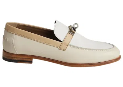 Pre-owned Hermes Destin Loafer White (women's) Sneakers In Blanc