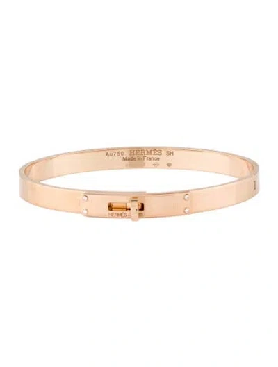 Pre-owned Hermes Diamond Kelly Bracelet, Small Model, 6.25" In Multicolor