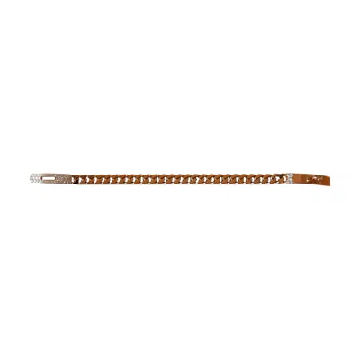 Pre-owned Hermes Diamonds Kelly Gourmette Bracelet Rose Gold