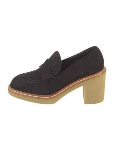 Pre-owned Hermes Didi 70 H Logo Pumps In Black/neutrals