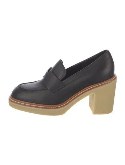 Pre-owned Hermes Didi 70 Suede Pumps In Black
