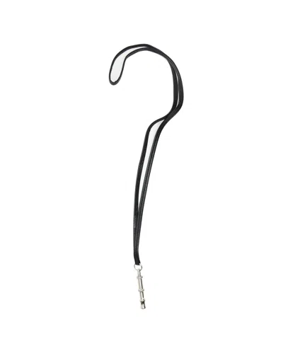 Pre-owned Hermes Hermès Dog Whistle Necklace In Black