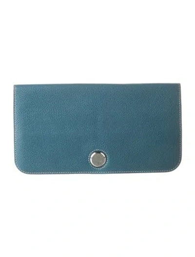 Pre-owned Hermes Dogon Recto-verso In Blue