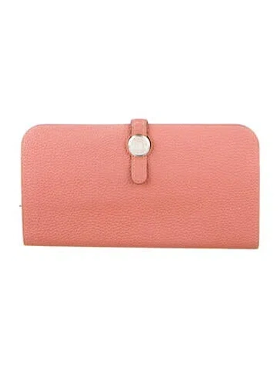 Pre-owned Hermes Dogon Recto-verso In Pink