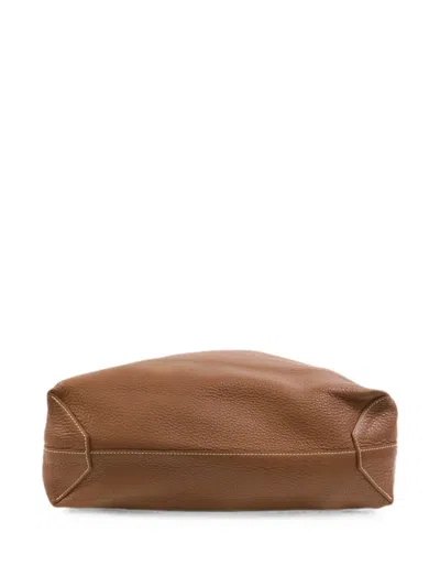 Pre-owned Hermes Double Sens 45 Shoulder Bag In Brown