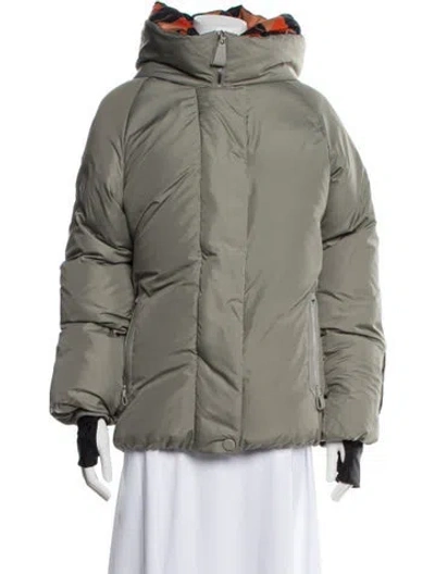 Pre-owned Hermes Down Jacket In Green