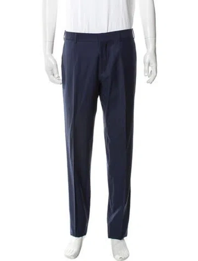 Pre-owned Hermes Dress Pants In Blue