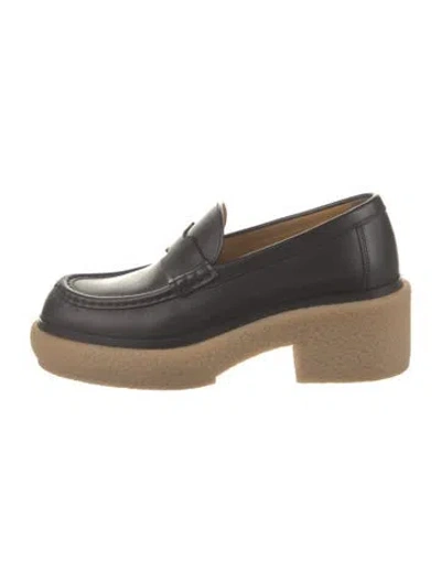 Pre-owned Hermes Dublin H Logo Pumps In Black