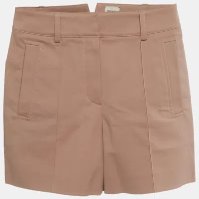 Pre-owned Hermes Hermès Dusty Pink Cotton High Waisted Shorts S