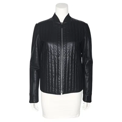 Pre-owned Hermes Early 2000's  By Martin Margiela Black Padded Leather Jacket