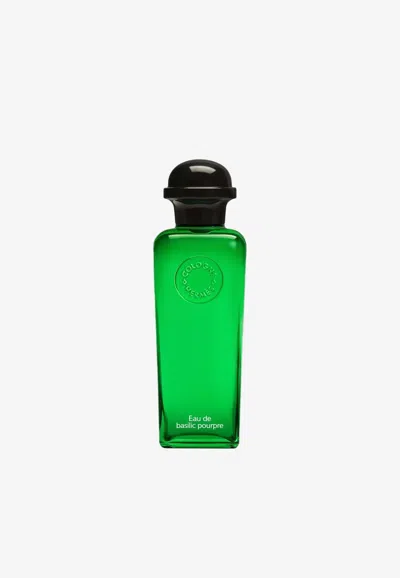 Hermes Eau De Basilic Pourpre Eau De Cologne- 100 ml In Green