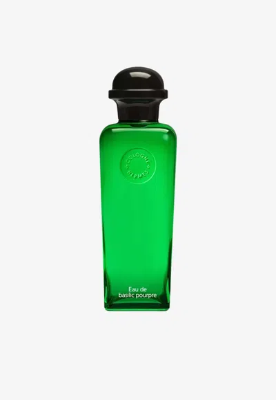 Hermes Eau De Basilic Pourpre Eau De Cologne- 200 ml In Green