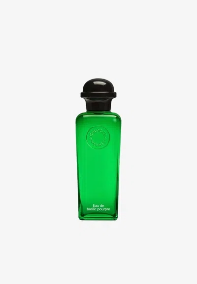 Hermes Eau De Basilic Pourpre Eau De Cologne- 100 ml In Green