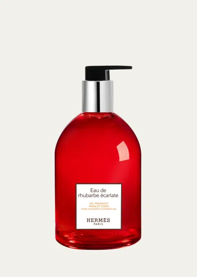 HERMES EAU DE RHUBARBE ÉCARLATE HAND AND BODY CLEANSING GEL, 10.1 OZ.