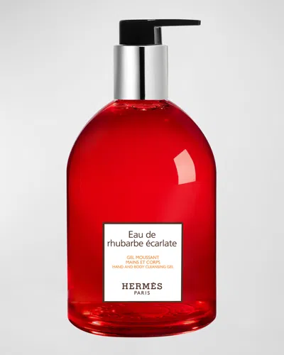 Hermes Eau De Rhubarbe Écarlate Hand And Body Cleansing Gel, 10.1 Oz. In White