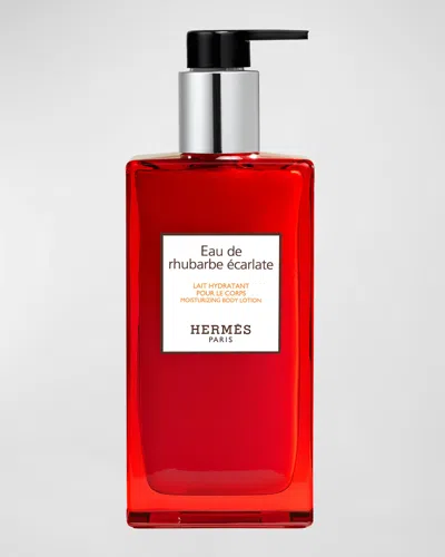 Hermes Eau De Rhubarbe Écarlate Moisturizing Body Lotion, 6.5 Oz. In White